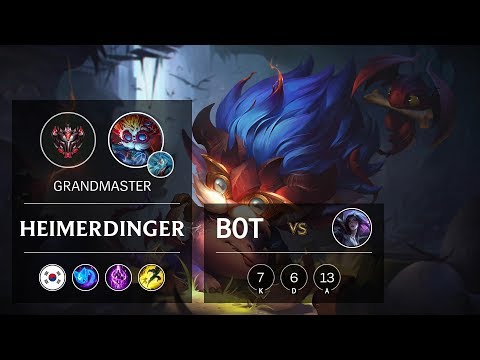 Heimerdinger Bot vs Kai'Sa - KR Grandmaster Patch 10.2