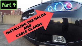 How to install Halos on stock housings/ headlight build PT.4