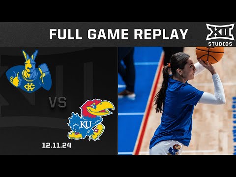 Kansas City vs. Kansas (12.11.24) Full Game Replay | 2024-25 Big 12 Women's Basketball