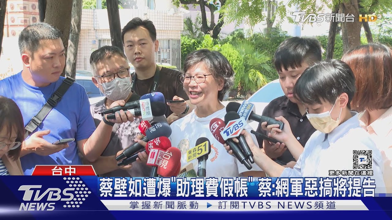 蔡壁如遭爆「助理費假帳」 蔡:網軍惡搞將提告