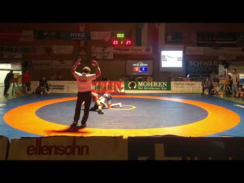 77kg Freistil: Julian Lange - Muhamed Bektemirov