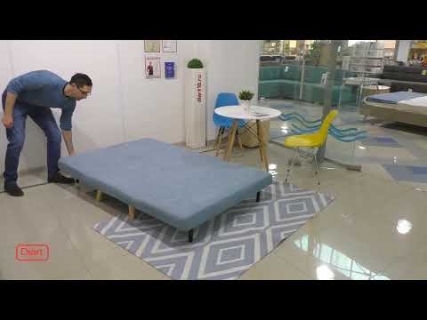 Прямой диван Юта ДК-1000 (диван-кровать без подлокотников) в Тарко-Сале - видео 19