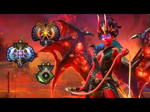 Queen of Pain at 3 Different Ranks