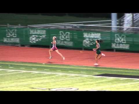 2012 OHHSA Div 1 SW District Prelims - Girls 4x400m Relay (heat 1/2)