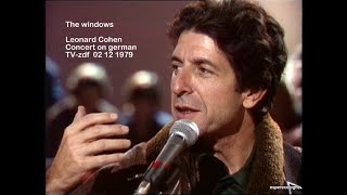 The window - Leonard Cohen Concert on german TV-zdf  02 12 1979