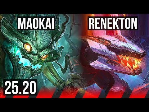 MAOKAI vs RENEKTON (TOP) | KR Master | 25.20