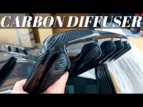 Installing a Carbon Fiber Diffuser On My Subaru STI