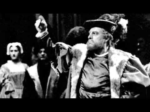 Boris Christoff - Henry VIII - Qui donc commande, quand il aime?