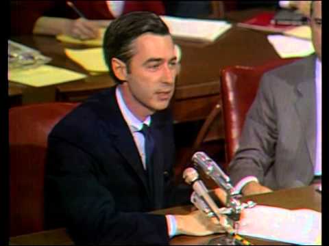 , title : 'May 1, 1969: Fred Rogers testifies before the Senate Subcommittee on Communications'