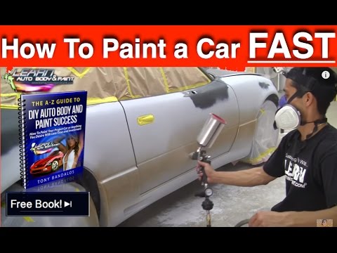 How To Paint Any Car Yourself - Step-by-Step Car Painting in 12 Minutes!