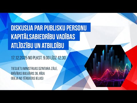 Diskusija par valsts kapitālsabiedrību vadības atlīdzību un atbildību