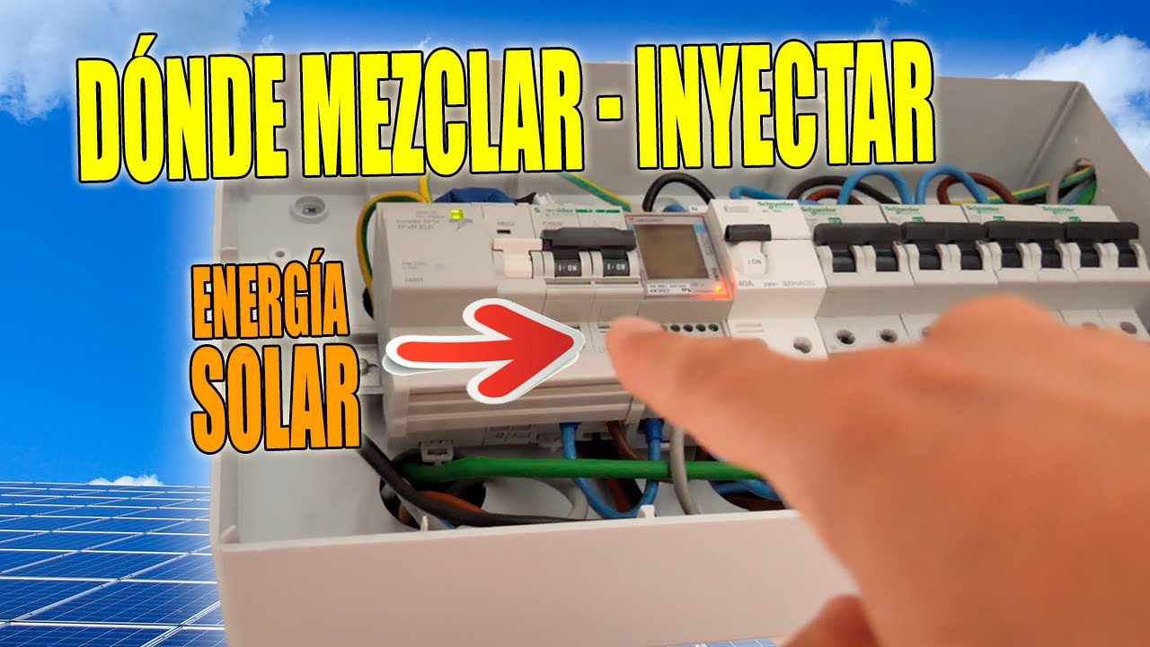 Dónde Mezclar e Inyectar Energía Solar Eficientemente - Consejos y Recomendaciones