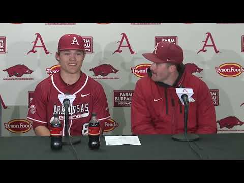 Cam Kozeal, Colin Fisher Postgame Press Conference: Razorbacks 16 Oral Roberts 0