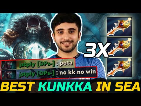 ATTACKER CLASSIC KUNKKA IN SEA - 3X RAPIER ONE SHOT DELETE BUILD DOTA 2