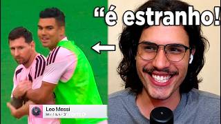 🤨NEM O MESSI AGUENTA MAIS!! CASEMIRO ESTÁ BABANDO D+ ESTAR COM O MESSI E ACOMPANHA SHOW DO ARGENTINO