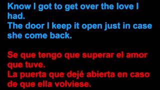 Enrique Iglesias feat & Flo Rida - There Goes My Baby - Letra en español y en inglés en la pantalla