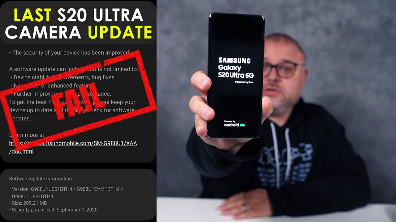 Galaxy S20 Ultra Camera Update | It Got Worse |  1BTH4 September Update