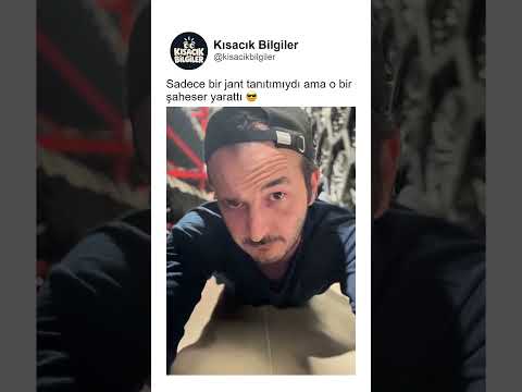 Sadece bir jant tanıtımıydı ama o bir şaheser yarattı 😎