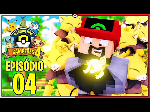 Minecraft A Lenda dos Campeões 4 #4 - Gangue do Abra Trouxe um SHINY [Pixelmon]