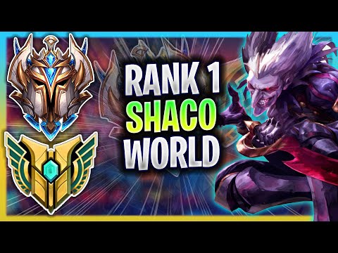 RANK 1 SHACO IN THE WORLD! | RANK 1 SHACO JUNGLE GAMEPLAY | RANK 1 SHACO GUIDE