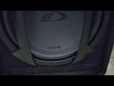 Alpine SBE-1244BR video