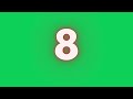 10 Second Timer With Red Glow Greenscreen Yt Timer Countdown