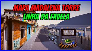 ????Gameplay Mapa Madalena Torre Remaster | Linha 009 | PBSU | Mods | Jogo de Ônibus