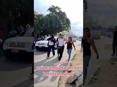 así fue acompañado naín Pérez el bendito menor en riohacha la guajira