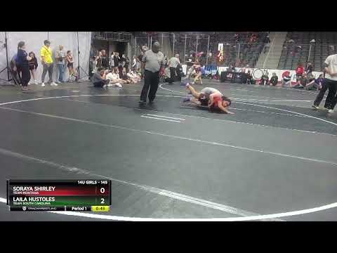 145 Lbs Cons. Round 3 - Soraya Shirley, Team Montana Vs Laila Hustoles, Team South Carolina C818