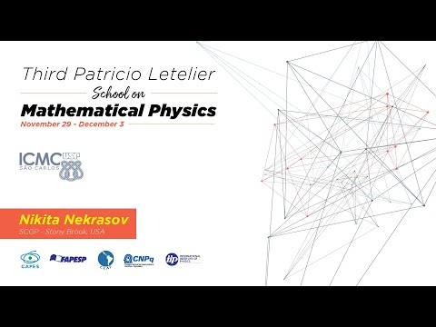 Nikita Nekrasov - Characters of field theories