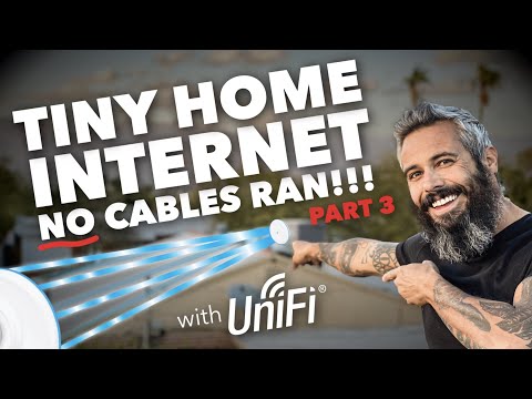 Internet Setup in Tiny Home: No Cables with UniFi Building-to-Building Bridge