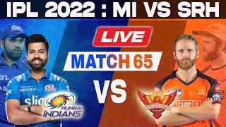 LIVE: Mumbai vs Hyderabad, Match 65 | Toss & Pre-Match | MI VS SRH | IPL LIVE 2022