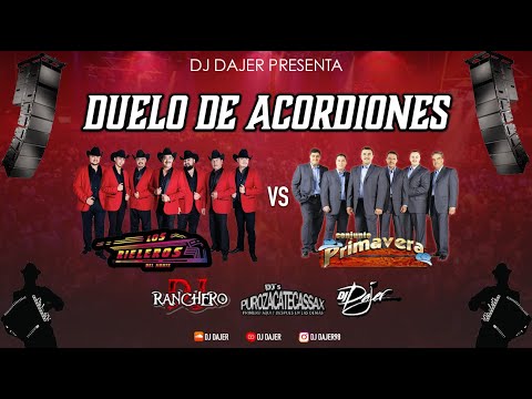 Los Rieleros del Norte vs Conjunto Primavera Nortenas Mix