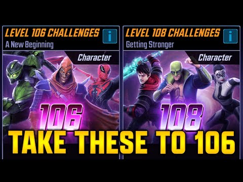TAKE THESE TO 106+ FIRST - SKILL NODES - MARVEL Strike Force - MSF
