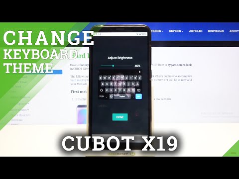 Photo as Keyboard Theme CUBOT X19 – Keyboard Look Customization