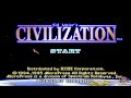 Sid Meier's Civilization (Super Nintendo): Intro ...