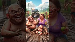 Download lagu ❤️ evolution of baby 🥰 police car attack on sumo wrestler with family #baby #love #cute #shorts mp3