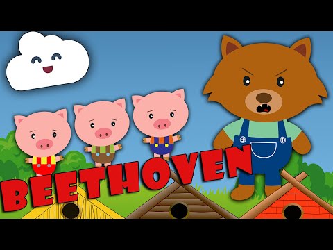 🐷🐷🐷 Tri praščića 🐺 | Bajke | Priče za djecu | Klasična glazba 🎵