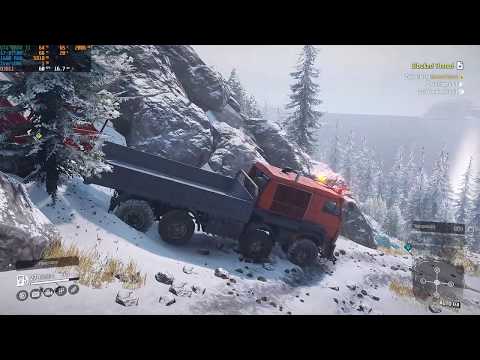 SnowRunner Walkthrough Part 136 - "Blocked Tunnel" [2160p60]