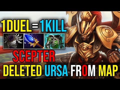 [Legion Commander] 1Duel=1Kill With Aghanim's Scepter Deleted Ursa From The Map | Dota 2 Highlights