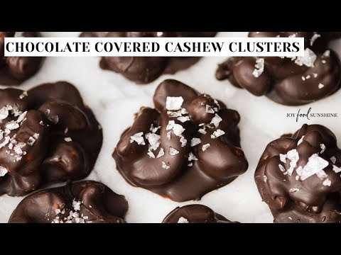 Chocolate Covered Cashew Clusters