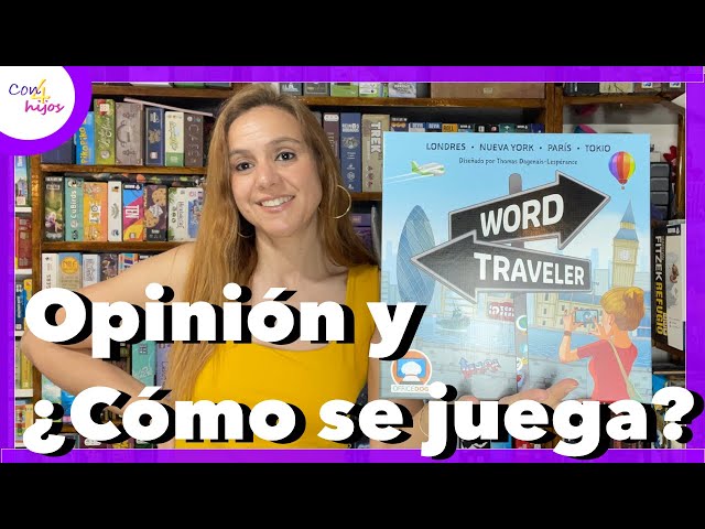 Vídeo relacionado con Asmodee Word Traveler | Explora Ciudades y Colecciona Souvenir | Juego de Mesa Cooperativo para Adultos y Familias | A Partir de 10 Años | De 2 a 5 Jugadores | 30-45 Minutos por Partida | Español