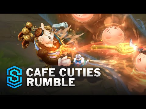 Cafe Cuties Rumble Skin Spotlight - Pre-Release - PBE Preview - League of Legends