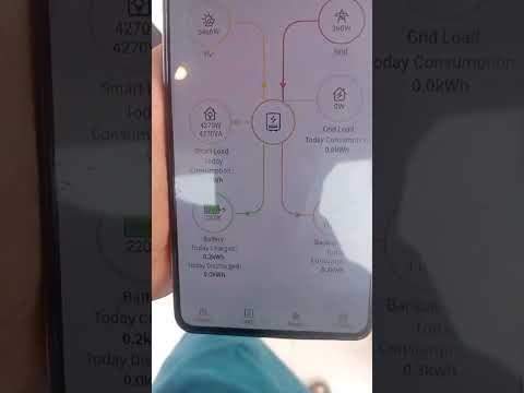 Solis 6kw Hybrid inverter App Monitoring || #solar #solarsystem #viral #shorts #trending #solis