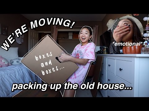 WE'RE MOVING! packing up the old house... (moving ep. 1) | Nicole Laeno