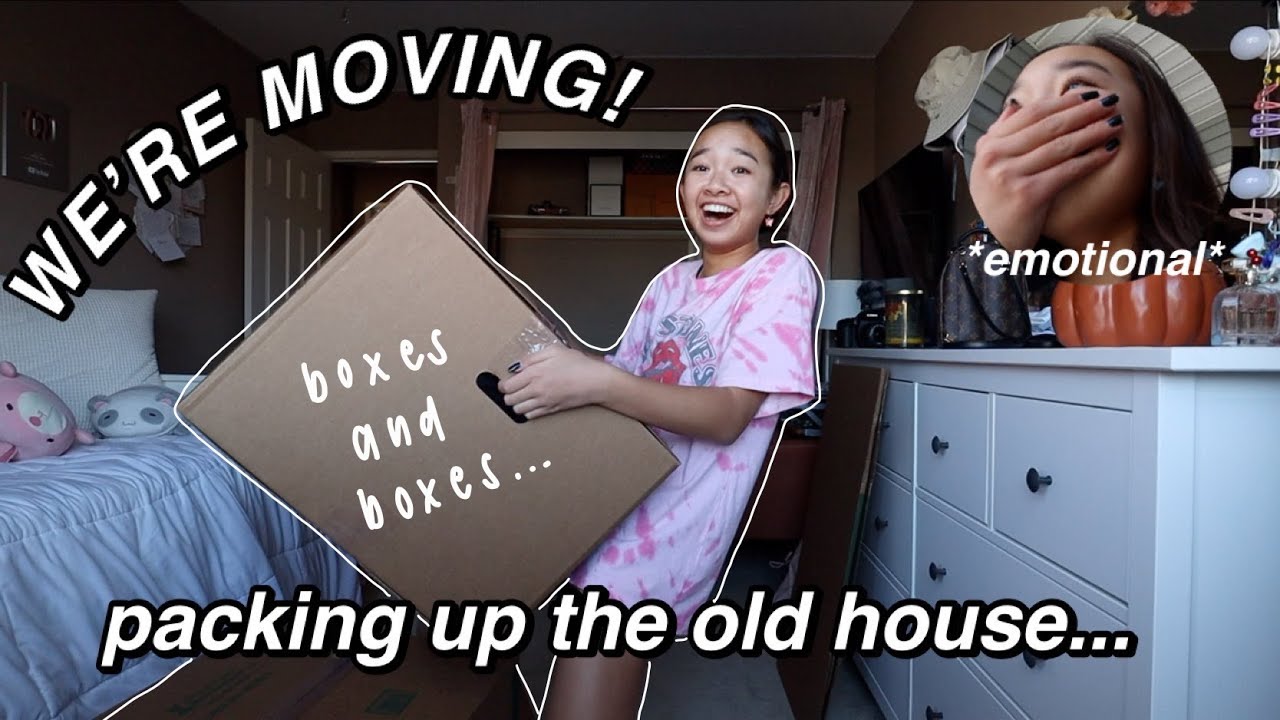 WE'RE MOVING! packing up the old house... (moving ep. 1) | Nicole Laeno