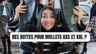 JE SAIS OÙ TROUVER DES BOTTES POUR MOLLETS FINS ET MOLLETS LARGES !!