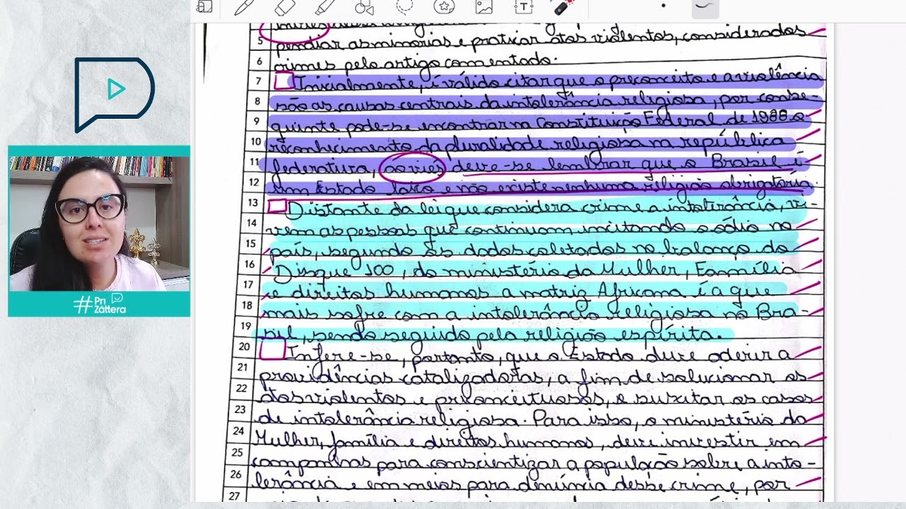 REDAÇÃO INTOLERÂNCIA RELIGIOSA - ENEM