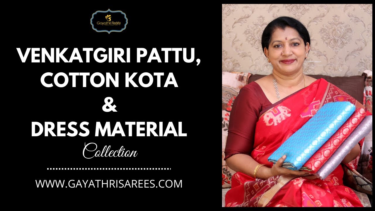 <p style="color: red">Video : </p>  Aashadam Offer Sale Latest Venkatgiri Pattu   Crepe Sarees &amp; Cotton Kota Sarees Collection 2022-06-26