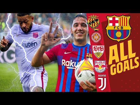 ALL FC BARCELONA'S PRE-SEASON GOALS 2021